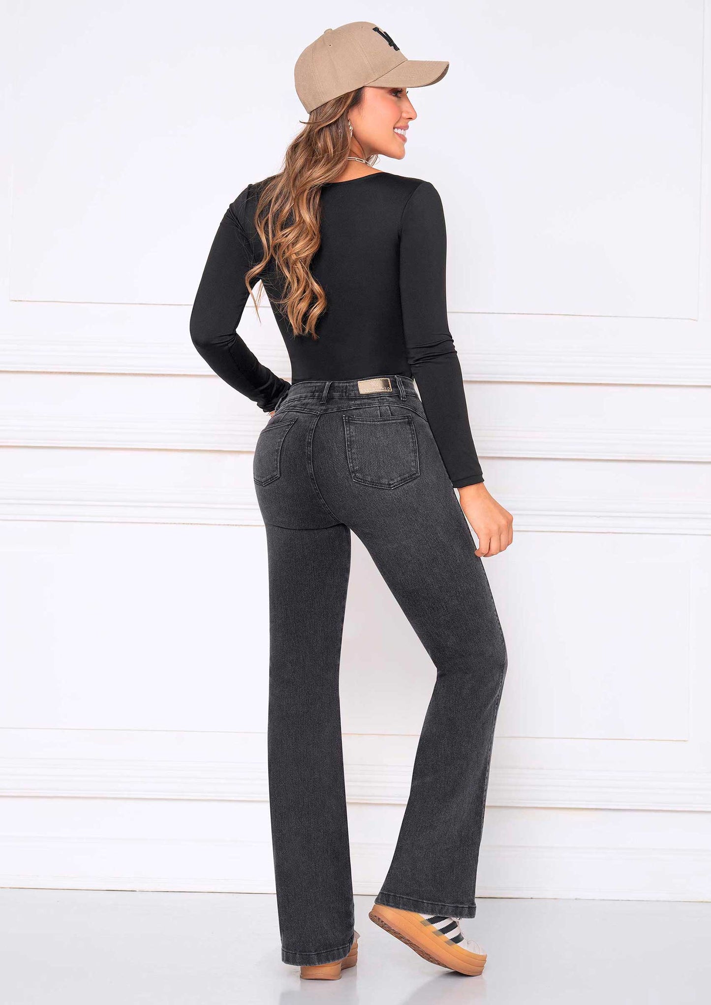 Jean Flare Gris REF. 2163