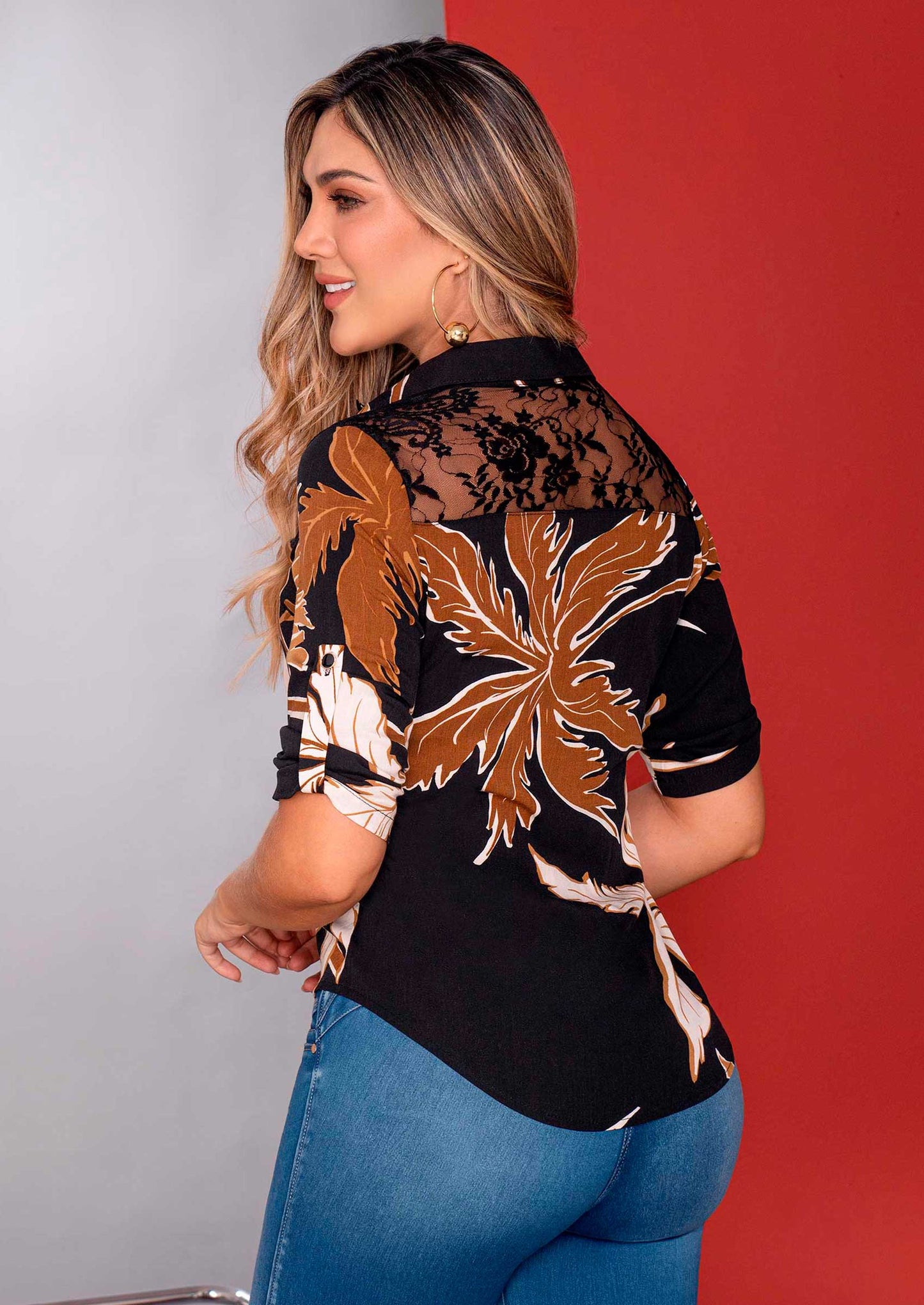 Blusa estampada A649